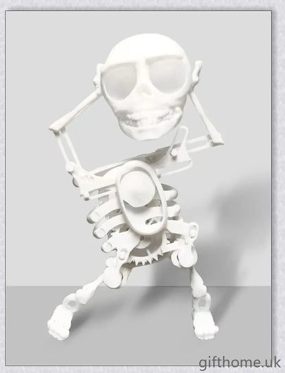 3D Model Mini Skull Printing Customised Funny Style Lucky Toy, a desk accessory with mesmerising 3D gravity-defying movements