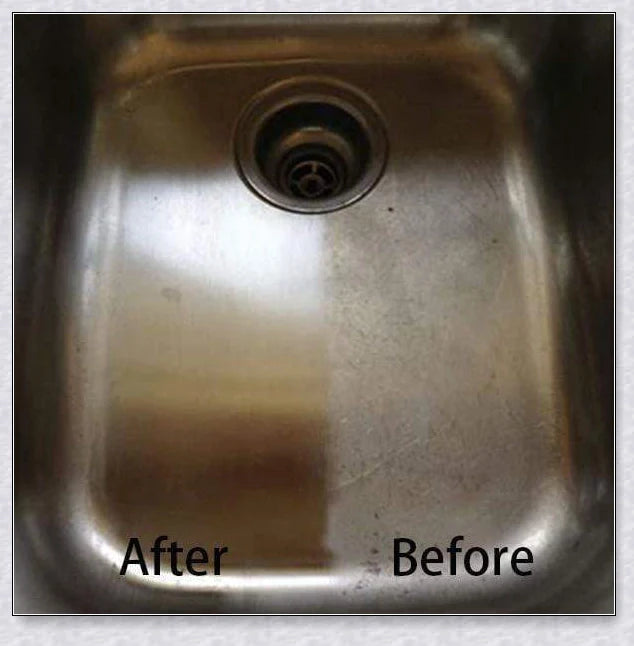 Stainless Steel Scratch Eraser - Restore uncoated stainless steel with this award-winning metal polish