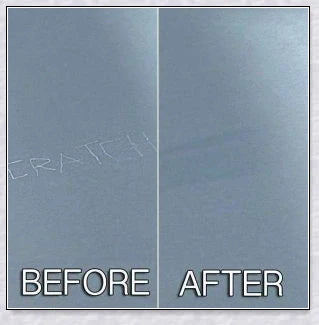 Stainless Steel Scratch Eraser - Restore uncoated stainless steel with this award-winning metal polish