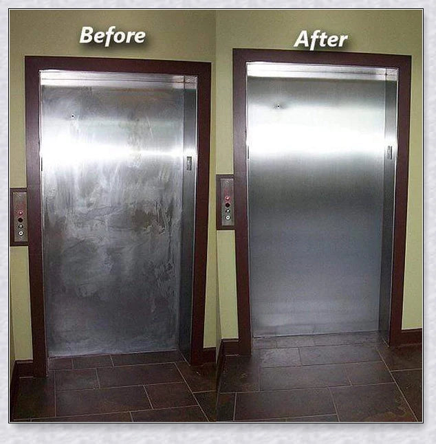 Stainless Steel Scratch Eraser - Restore uncoated stainless steel with this award-winning metal polish