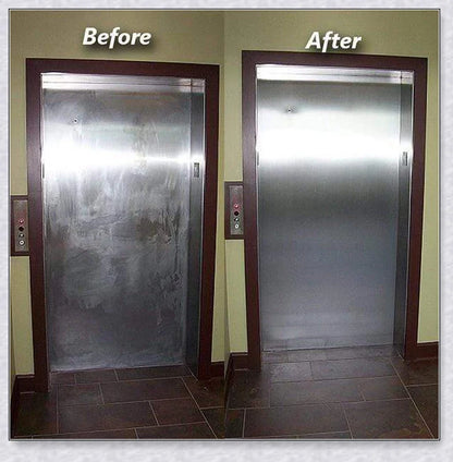 Stainless Steel Scratch Eraser - Restore uncoated stainless steel with this award-winning metal polish