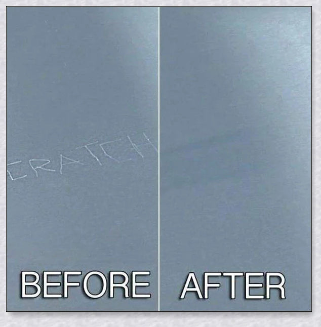 Stainless Steel Scratch Eraser - Restore uncoated stainless steel with this award-winning metal polish