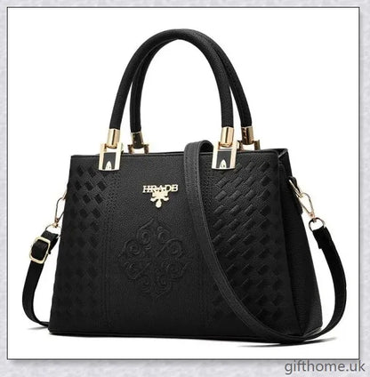 A stylish diagonal handbag made from high-quality PU leather, featuring a spacious interior, adjustable shoulder strap, and organised compartments.