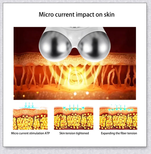 Mini Microcurrent Face Lift Machine for anti-aging skin tightening and rejuvenation