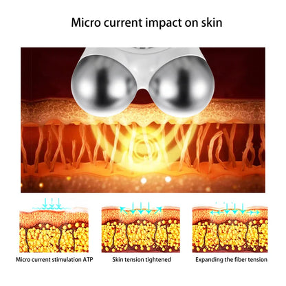 Mini Microcurrent Face Lift Machine for anti-aging skin tightening and rejuvenation