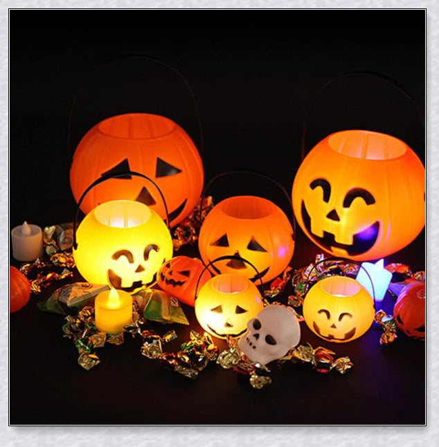 Enchanting pumpkin-shaped lanterns to set the Halloween mood with their mesmerizing glow and charm