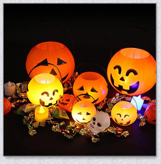 Enchanting pumpkin-shaped lanterns to set the Halloween mood with their mesmerizing glow and charm