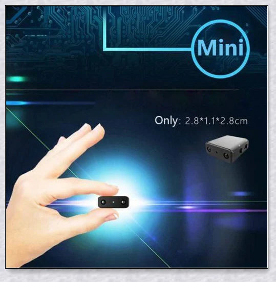 Compact and discreet Micro Mini HD Video Camera with 1080P recording, night vision, and user-friendly controls