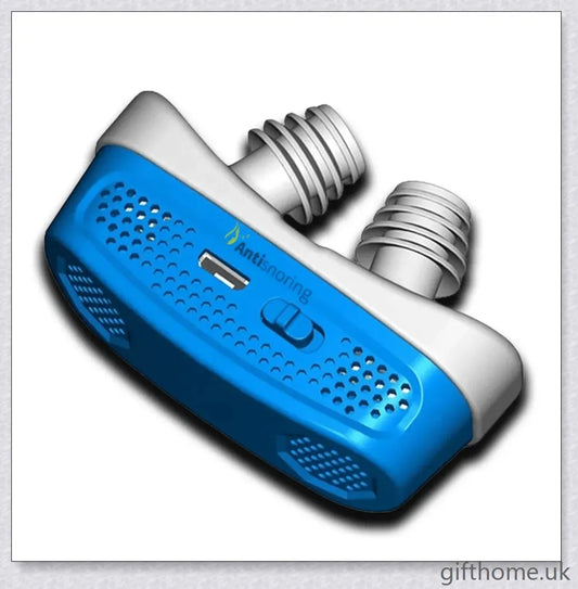 Closeup of the Electric Anti Snore Device, a portable and comfortable solution to stop snoring.