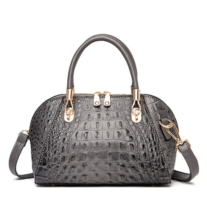 Stylish leather one-shoulder messenger handbag in various colours, featuring a spacious interior and durable construction