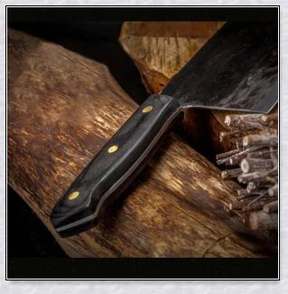 Serbian Almazan Chef Knife - Handmade Cooking Knife with High Carbon Steel Blade for Exceptional Durability and Performance