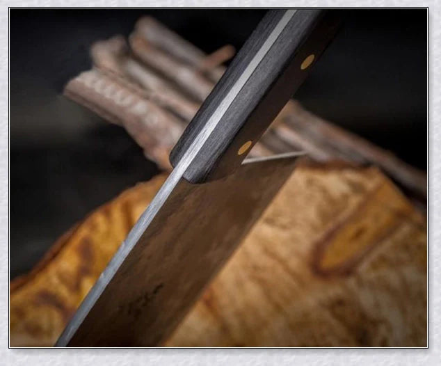 Serbian Almazan Chef Knife - Handmade Cooking Knife with High Carbon Steel Blade for Exceptional Durability and Performance