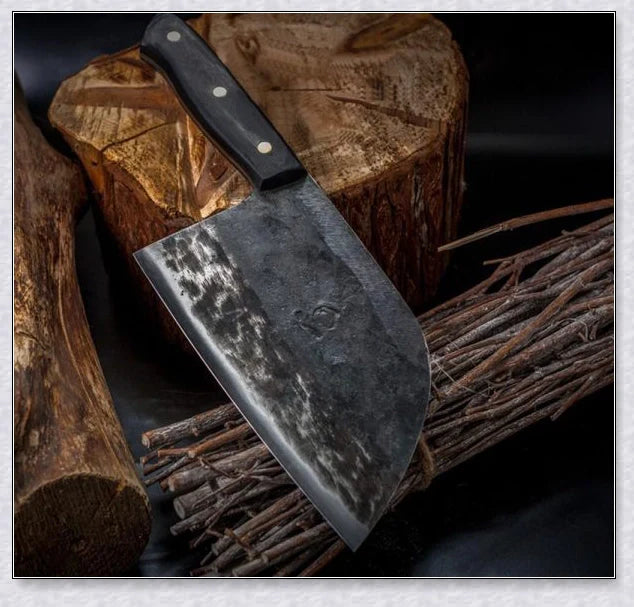 Serbian Almazan Chef Knife - Handmade Cooking Knife with High Carbon Steel Blade for Exceptional Durability and Performance