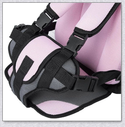 Portable Booster Seat Baby Car For Travel - Adjustable side impact protection and headrest for ultimate safety and comfort