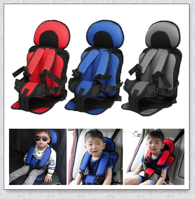 Portable Booster Seat Baby Car For Travel - Adjustable side impact protection and headrest for ultimate safety and comfort