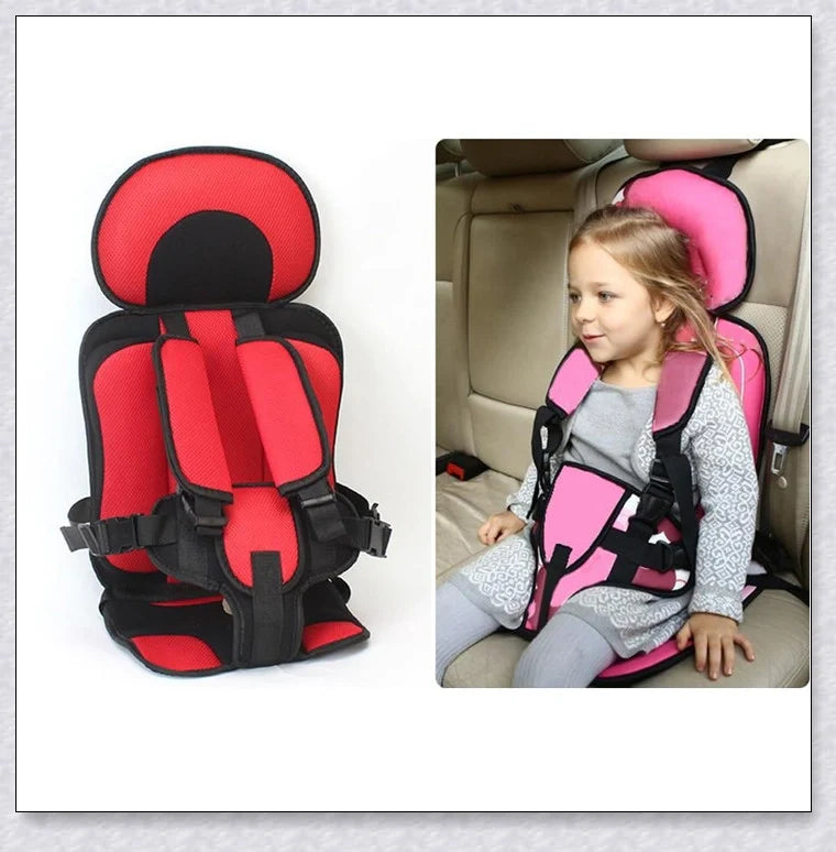 Portable Booster Seat Baby Car For Travel - Adjustable side impact protection and headrest for ultimate safety and comfort