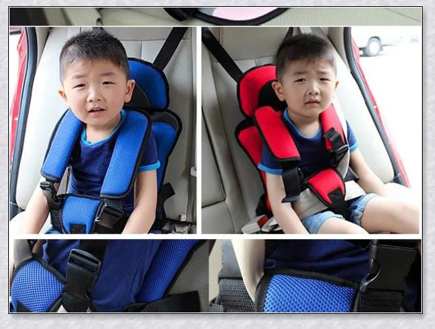 Portable Booster Seat Baby Car For Travel - Adjustable side impact protection and headrest for ultimate safety and comfort