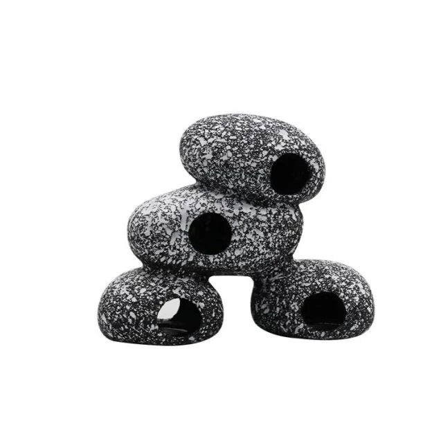 Decorative Fish Tank Stone with Realistic Cobblestone Design for Aquarium Landscaping and Breeding