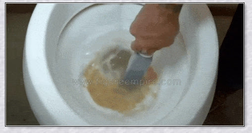 Premium Pumice Stone Toilet Bowl Cleaner - Effectively removes tough stains, rust, and lime buildup from surfaces like toilets, sinks, and more without harsh chemicals.