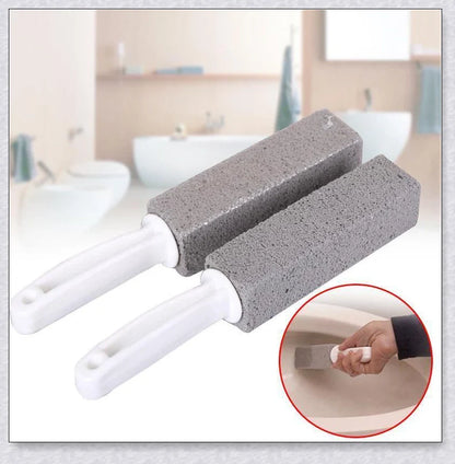 Premium Pumice Stone Toilet Bowl Cleaner - Effectively removes tough stains, rust, and lime buildup from surfaces like toilets, sinks, and more without harsh chemicals.