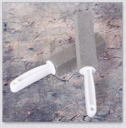 Premium Pumice Stone Toilet Bowl Cleaner - Effectively removes tough stains, rust, and lime buildup from surfaces like toilets, sinks, and more without harsh chemicals.