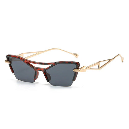 Luxury cat eye sunglasses with black frame and gradient lenses, offering UV protection and a stylish, versatile design for women and men.
