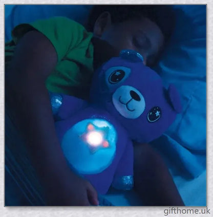 Bellydreams Stuffed Animal Night Light - A plush, glowing companion that projects stars on the ceiling to help children sleep
