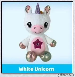 Bellydreams Stuffed Animal Night Light - A plush, glowing companion that projects stars on the ceiling to help children sleep