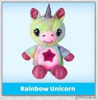 Bellydreams Stuffed Animal Night Light - A plush, glowing companion that projects stars on the ceiling to help children sleep