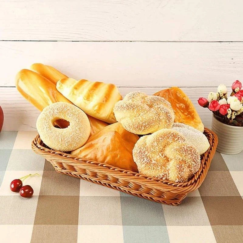 Hand-woven rattan storage basket with natural, rustic charm for home organisation and décor