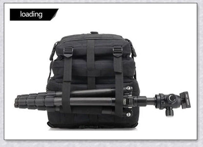 Rugged and water-resistant 40-litre military tactical backpack with multiple compartments and adjustable straps for comfortable carrying.