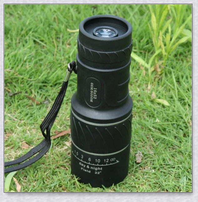 Premium handheld monocular telescope with powerful 16x magnification and fully-coated optics for clear, glare-free viewing