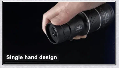 Premium handheld monocular telescope with powerful 16x magnification and fully-coated optics for clear, glare-free viewing
