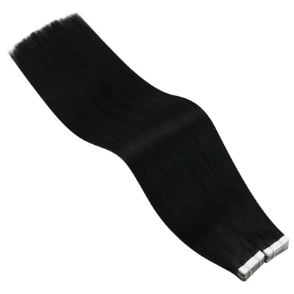 Luxurious Tape-In Human Hair Extensions in Ash Blonde, 24-inch length, 20 pieces per package