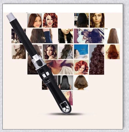 Professional Auto Rotating Curling Iron with Ceramic Technology for Salon-Quality Curls at Home