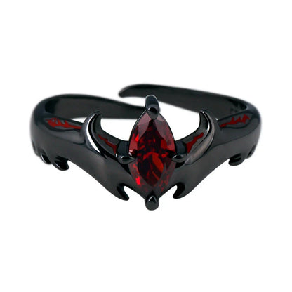 A premium S925 sterling silver ring with sparkling zircon gems, inspired by the secondary head of state design.