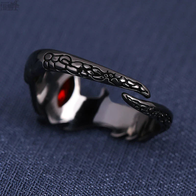 A premium S925 sterling silver ring with sparkling zircon gems, inspired by the secondary head of state design.