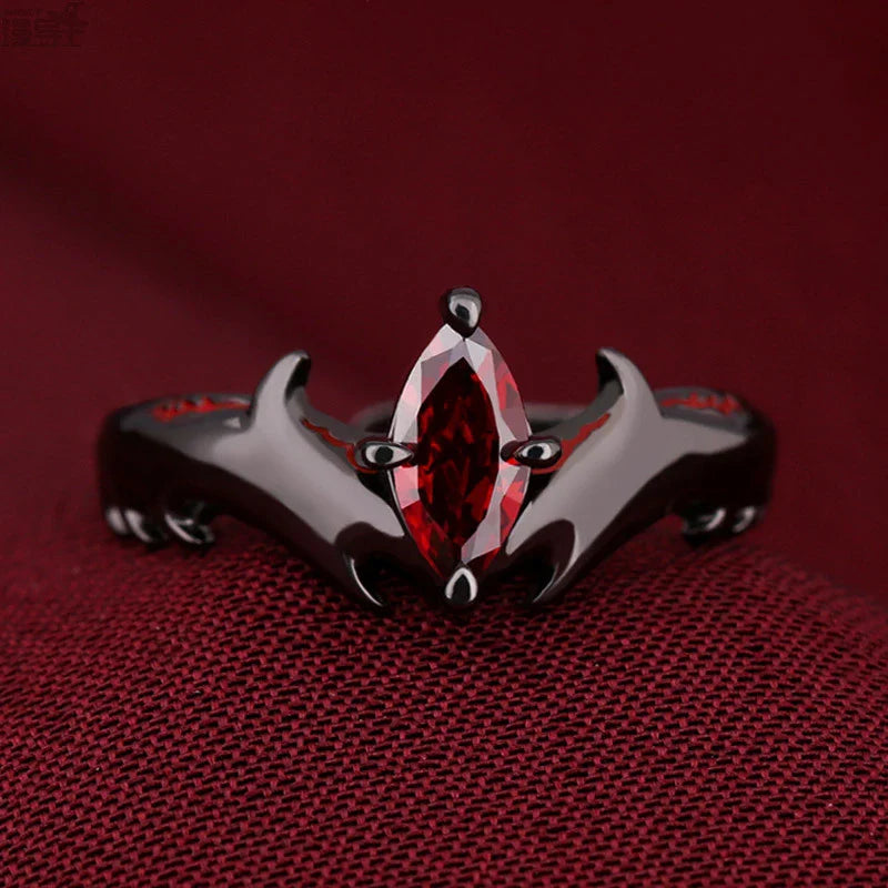 A premium S925 sterling silver ring with sparkling zircon gems, inspired by the secondary head of state design.