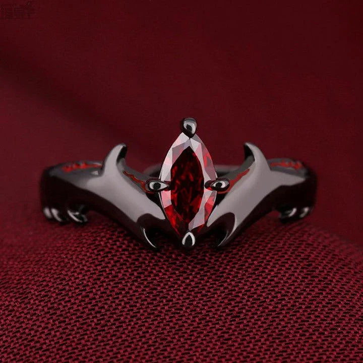 A premium S925 sterling silver ring with sparkling zircon gems, inspired by the secondary head of state design.