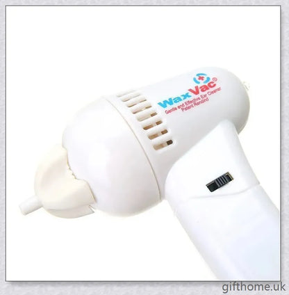 Powerful yet gentle electric ear wax vacuum cleaner with soft silicone tip for safe and hygienic ear cleaning