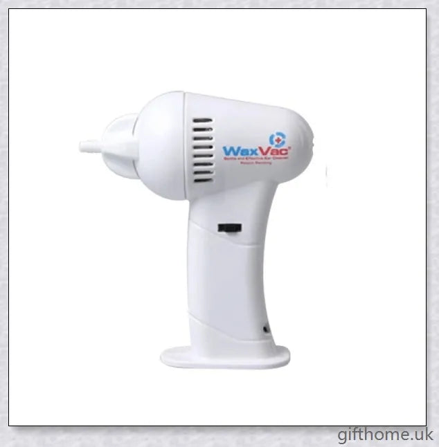 Powerful yet gentle electric ear wax vacuum cleaner with soft silicone tip for safe and hygienic ear cleaning
