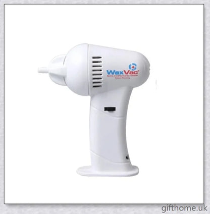 Powerful yet gentle electric ear wax vacuum cleaner with soft silicone tip for safe and hygienic ear cleaning