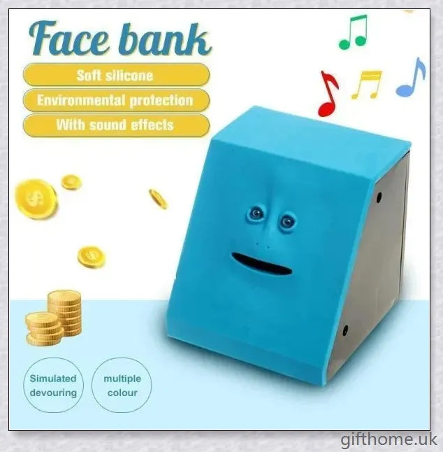 A vibrant and playful coin bank that 'chews' on your coins, bringing the act of saving to life with its quirky and entertaining features.
