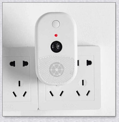 Ultrasonic Bed Bug Killer device with blue LED light, protecting a peaceful sleeping environment