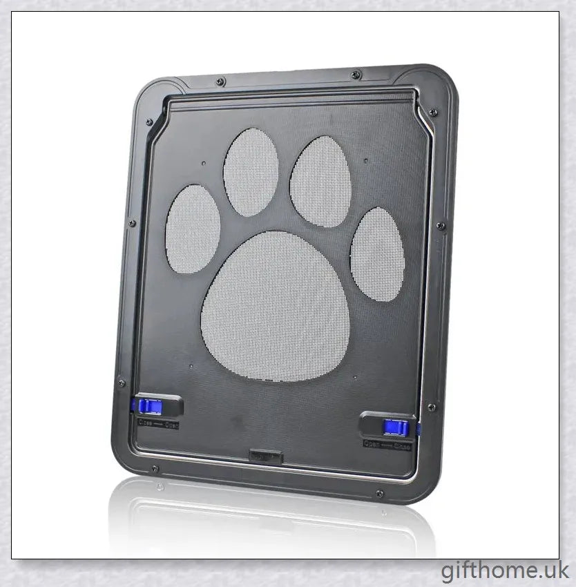 Controllable Access Pet Door with Sliding Lock Mechanism for Secure and Convenient Pet Entry
