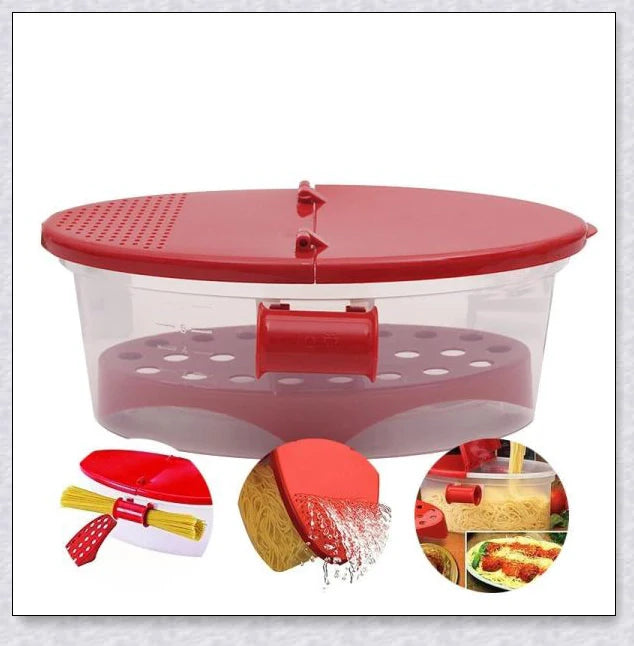 Microwave Pasta Cooker - Convenient and Versatile Kitchen Gadget for Quick Pasta Dishes