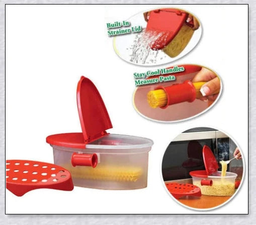 Microwave Pasta Cooker - Convenient and Versatile Kitchen Gadget for Quick Pasta Dishes