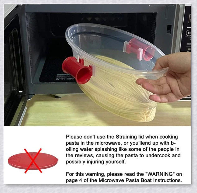 Microwave Pasta Cooker - Convenient and Versatile Kitchen Gadget for Quick Pasta Dishes