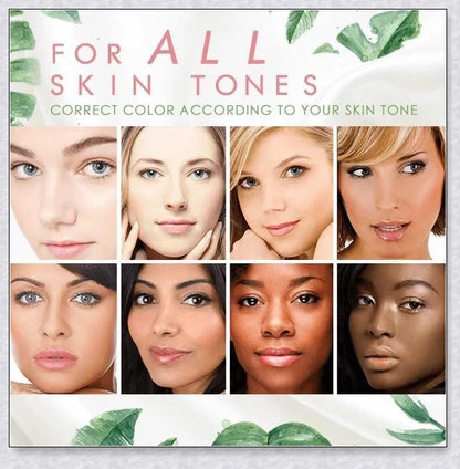 A makeup product featuring a mushroom-shaped sponge applicator for effortless, natural-looking coverage