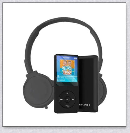 MP3 MP4 Player with Headset for Kids - Portable, Internet-Free Digital Entertainment Device